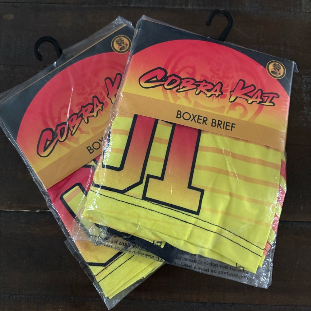 Ripple Junction Cobra Kai Boxer Briefs - Red and Yellow